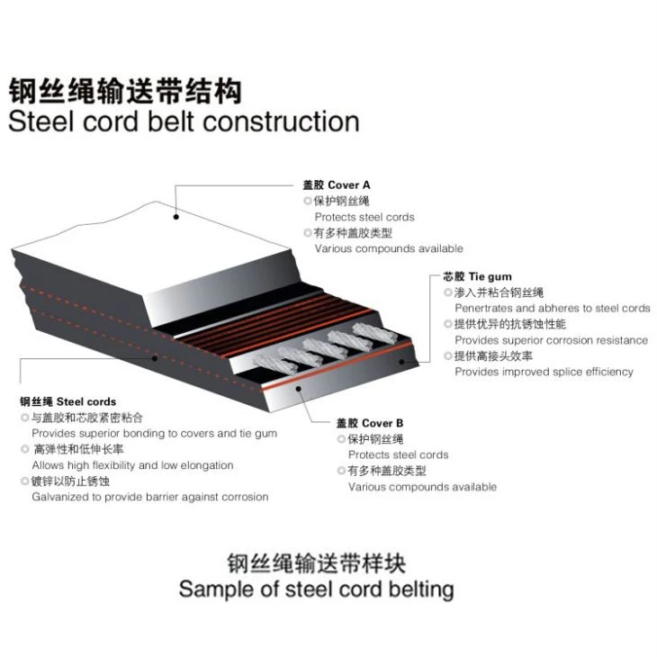 steel wire cord conveyor belts